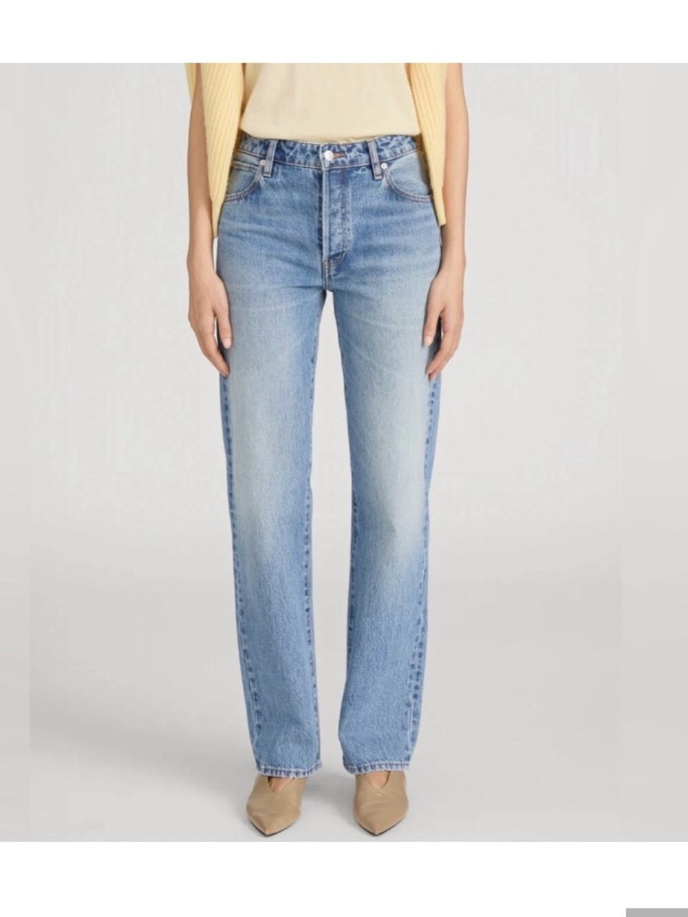 Frame The Essential Relaxed Straight Jean Rapture size 30